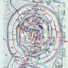 縄張図片手に廻る日本で唯一の円郭式城郭　田中城　二之丸堀　本丸