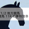 2024/1/2 地方競馬 帯広競馬 11R 初夢特別Ｂ３－１
