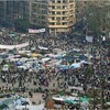 霧の海のなかTahrir Squareのテント村の行く末は・・