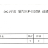 第Ⅳ回科目試験成績通知【慶應通信】