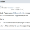 opencsvで区切り文字を指定して読み込み