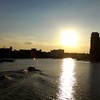隅田川の朝日