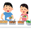 昨日は食べ過ぎて後悔です。ビュッフェスタイルの誘惑。