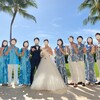 ハワイの結婚式風景