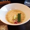 【中能登町 無化調 ラーメン】「冷そば」鶏sobaスプーンヌードル