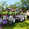 伝統的な田植え