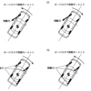 平成22年3月実施1級小型問題28：FF式の車両に採用されているVSCS（ビークル・スタビリティ・コントロール・システム）について,右旋回時におけるオーバステアの抑制作動を説明した図