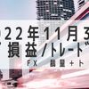 2022年11月3週目 トラリピ損益+57,928円　年利31%ペース