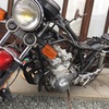 ミラーを再利用  CB750F