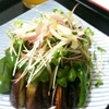  納豆焼き野菜ぶっかけ蕎麦