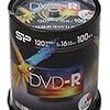 シリコンパワー 1回録画用 DVD-R 1-16倍速 ホワイトワイドプリンタブル 100枚スピンドル SPDR120PWC100S