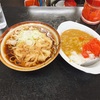 蘇我の寒川そばで『天ぷらそばとカレー小』を食べました