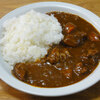 今日の食べ物　朝食にカレー