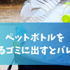 ペットボトルを燃えるゴミに出すとバレる？知らないと損する分別の真実