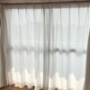 【暑さ対策】涼しいカーテン（ニトリ　エアトース　プレーン）