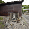 波津の集落内にまつられる青面金剛の庚申塔　福岡県遠賀郡岡垣町波津