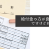 給付金の方が良かったですけどね