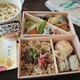 朔日弁当「神無月」＋日清の京うどん「つゆのこだわり」