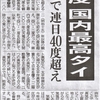 浜ちゃん日記　　8月１７日浜松が、なぜ41.1度の国内最高気温を記録したか