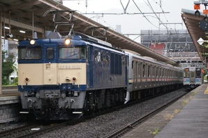 ６月25日　EF64形1031号機牽引のE217系Y-101+Y-102編成廃車回送（E217系最後のNN入場）