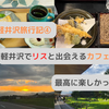 【軽井沢旅行記④】軽井沢でリスと出会えるカフェ！？軽井沢グルメのそばを食べてアウトレットへ。楽しかった軽井沢。