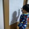 子どもが喜んだ（夫も？）ドアにホワイトボード