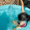 水遊びやってます🏊‍♂️