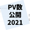 2021年のよく読まれた記事やアクセス状況