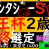 なかなか難しいですが、この馬たちで行こうと思います。その中でもオッズ高い馬もいたりします。AIと一致している馬はどの馬でしょうか。。。ファンタジーS＆京王杯2歳S2023