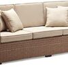 SALE Strathwood Griffen All-Weather Wicker 3-Seater Sofa, Natural Review Price.