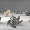  3D Printed Spinning Tops