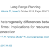 【D×B:No.6】Initial resource heterogeneity differences between family and non-family firms: Implications for resource acquisition and resource generation(2018)