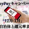 【PayPayキャンペーン】12月-1月の開催自治体と還元率まとめ