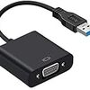 USB VGA 変換 アダプタ USB3.0 VGA 変換 ケーブル USB3.0/2.0 対応 Windows 7/8/10/XP 32-bit 64-bit 1080P 高画質 マルチディスプレイアダプタ プロジェクター PC DVD HDTV用