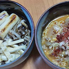 1月8日（日）昼食のそば＆ラーメンと、夕食のブリカマ焼き。