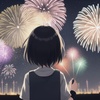 花火割く光の粒の情報が