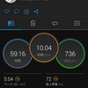 日勤前に10kmJOG。