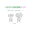 高校受験は１校だけというチャレンジに・・・