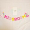 アイロンビーズ　オーダー作品　KIDSROOM　ガーランド　カスタマイズ