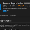 Visual Studio Code の Remote Repositories が GitHubのコードを見るのに便利