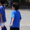 長男が小学校のサッカーチームにも入りました