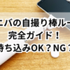 ユニバの自撮り棒ルール完全ガイド！持ち込みOK？NG？
