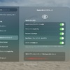 Apple Vision Proの設定を見る - Optic IDとパスコード編