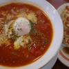 泉区泉中央・幸楽苑で「トマト＆カレーらーめん餃子セット」//ご飯があるとなお良い。