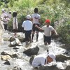 幸地川探検！東江小4年生