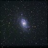 ピント合わせ M33 さんかく座 渦巻銀河