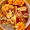 ハイキュー　谷地仁花　部活応援カツ丼　オブアート　キャラ弁　おうちごはん　日向　影山