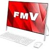 富士通 23.8型 デスクトップパソコンFMV ESPRIMO FH52/B2 スノーホワイト(Office Personal Premium プラス Office 365) FMVF52B2W