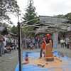 伊太祁曽神社でカービングショウ奉納　12年目