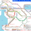 多機能式　JR西日本　アーバンネットワーク広域路線図